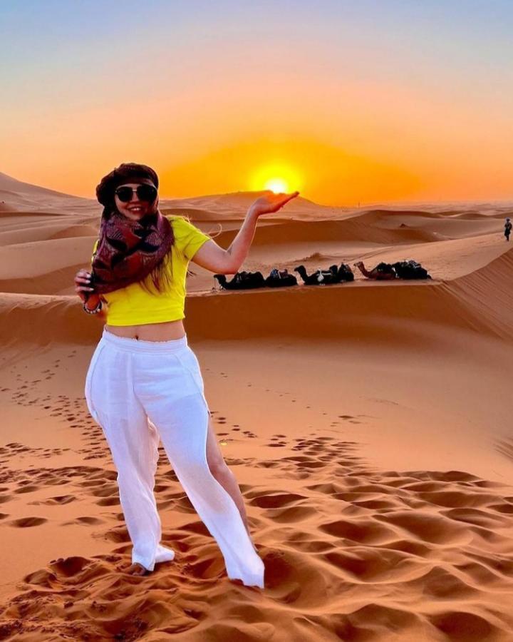 Sunset Desert Camp 호텔 메르주가 외부 사진